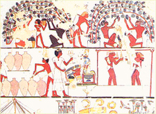 5000年以上前に描かれた古代エジプトの壁画