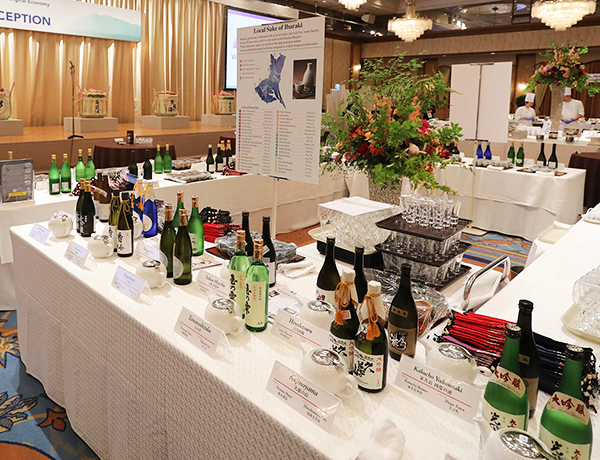 G20茨城つくば貿易・デジタル経済大臣会合での県産食材によるおもてなし　県内39の酒蔵から厳選した茨城の地酒