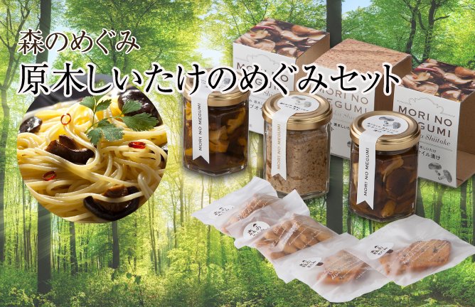 第235回 森のめぐみ【原木しいたけのめぐみセット】