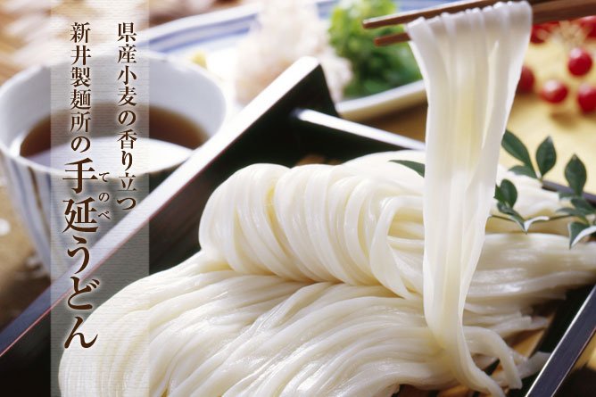 第249回プレゼント 県産小麦の香り立つ!新井製麺所の【手延(てのべ)うどん】