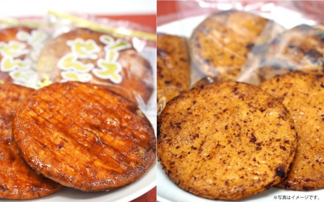 第332回プレゼント企画 椎名米菓の【ソース煎餅とにんにく煎餅詰合せ】