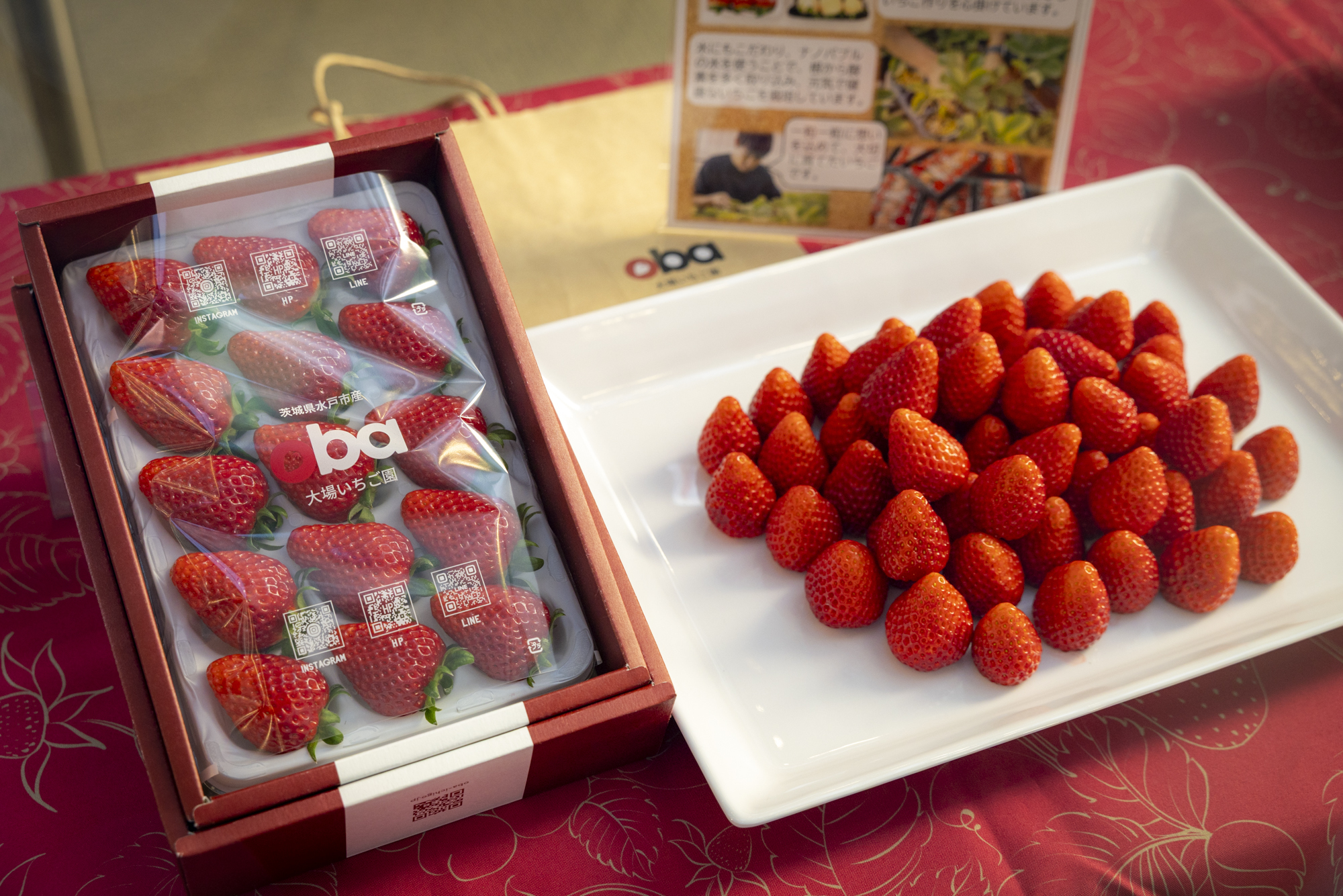 大場いちご園の「いばらキッス」