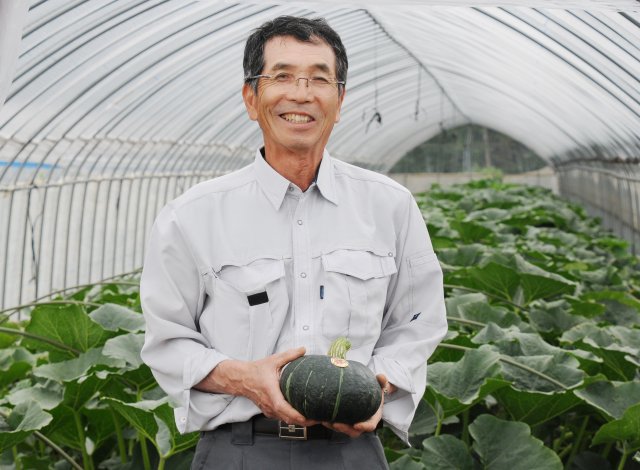 JA稲敷江戸崎南瓜部会　部会長　中村利夫さん