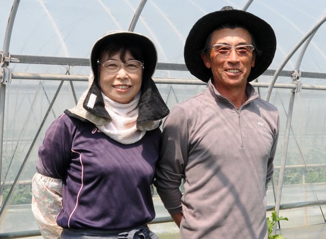 生産者の声：JA茨城旭村メロン生産者 石田和徳さん かおりさん