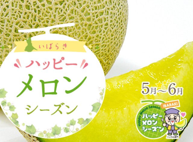 いばらきハッピー・メロン・シーズン！