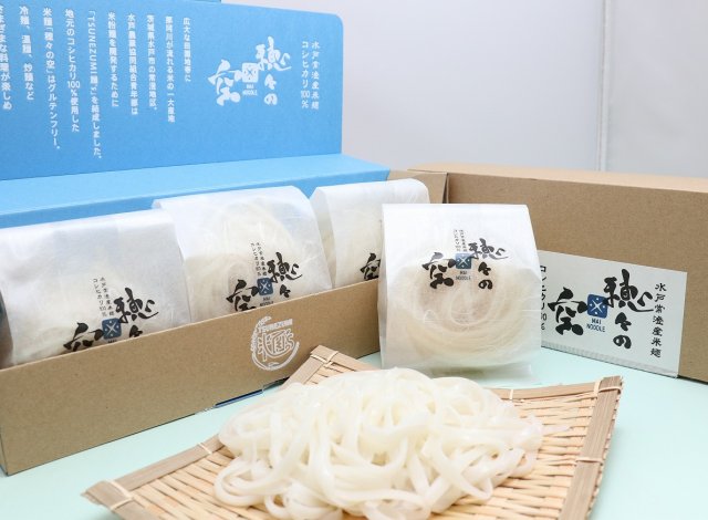 コシヒカリ100％の米の麺「穂々(ほほ)の空」