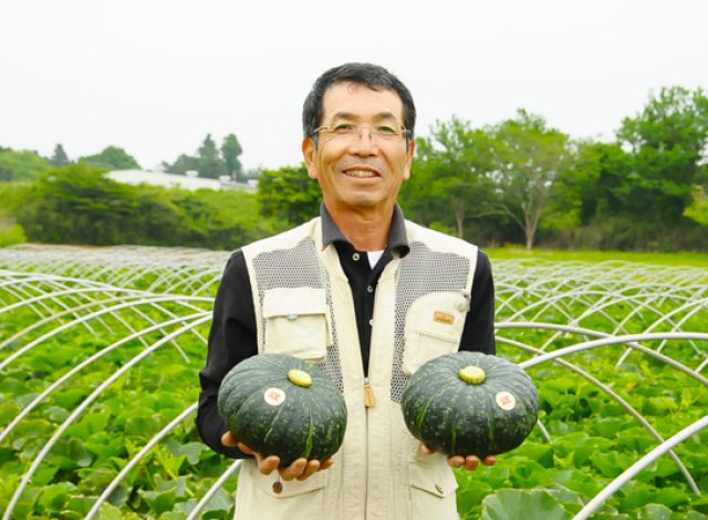 JA稲敷江戸崎南瓜部会　中村利夫さん