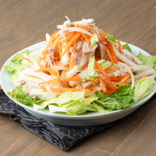 レモンがさわやか！白菜と春雨の#いばらきさっぱりサラダ