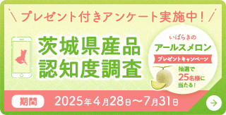 茨城県産品認知度調査