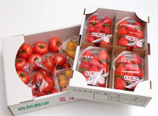 柳田農園のトマトといちご