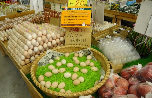 夕方には売り切れる卵